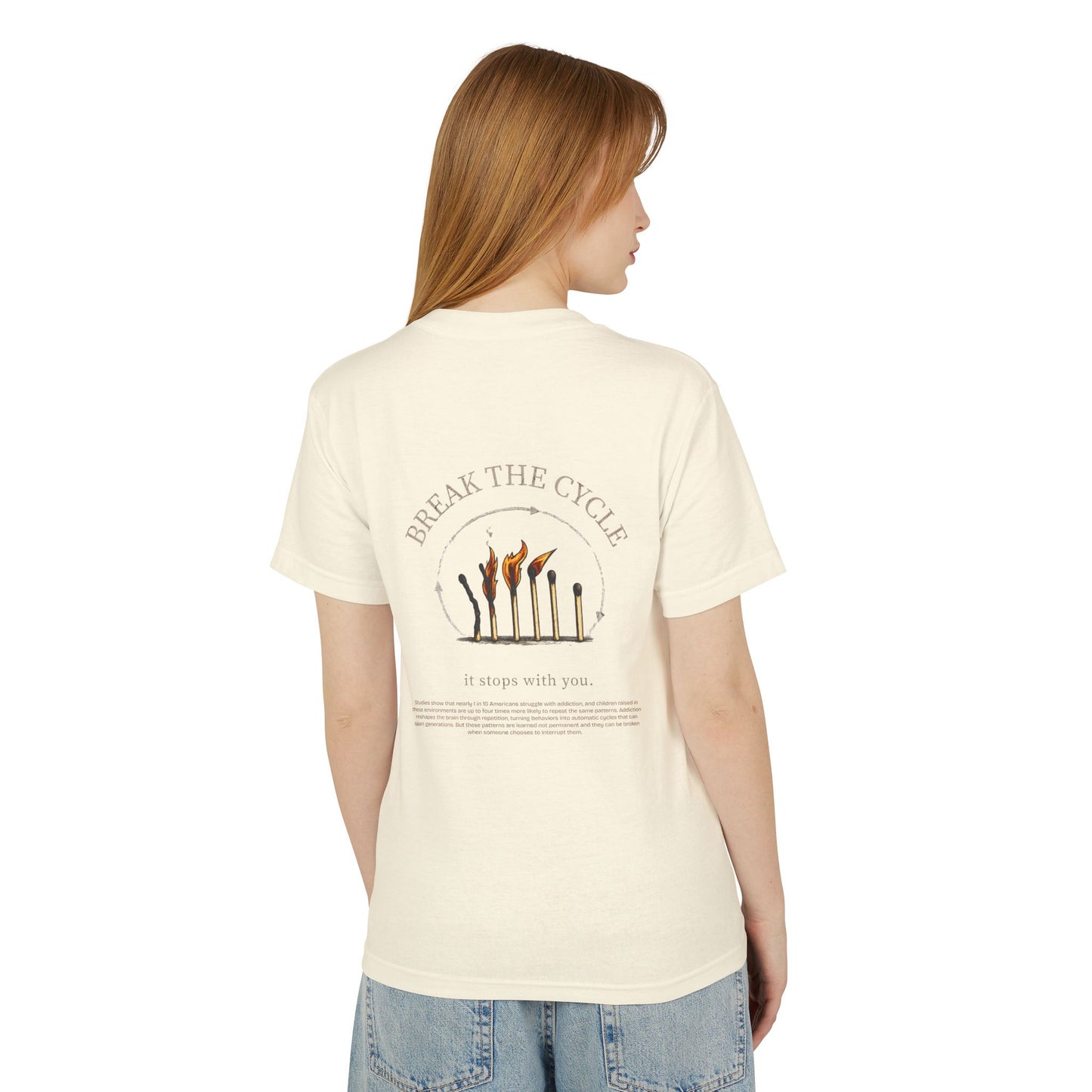 Break the Cycle of Addiction T-Shirt — Recovery Awareness Tee