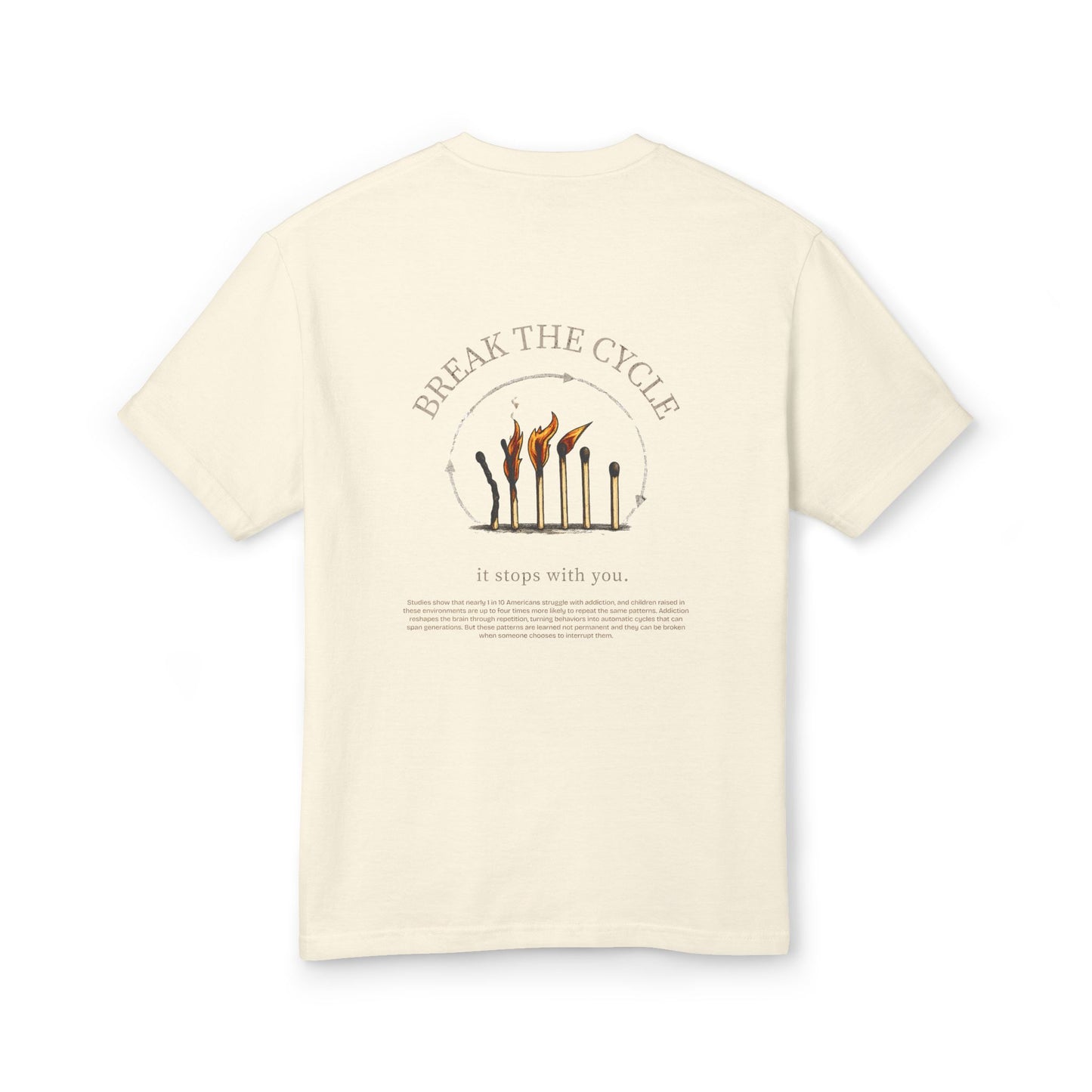 Break the Cycle of Addiction T-Shirt — Recovery Awareness Tee