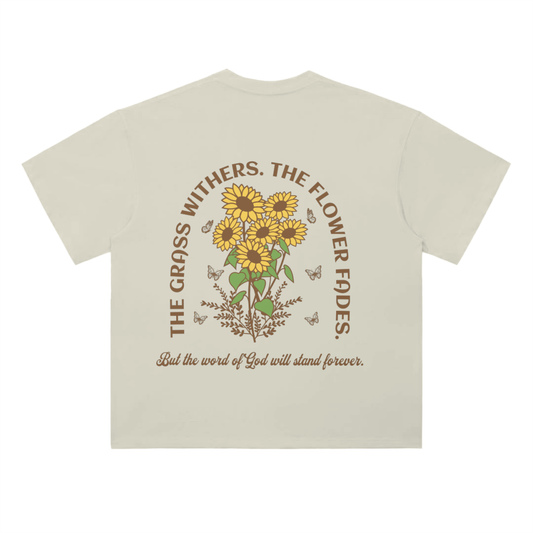 The Word Stands Forever - Sunflower Tee